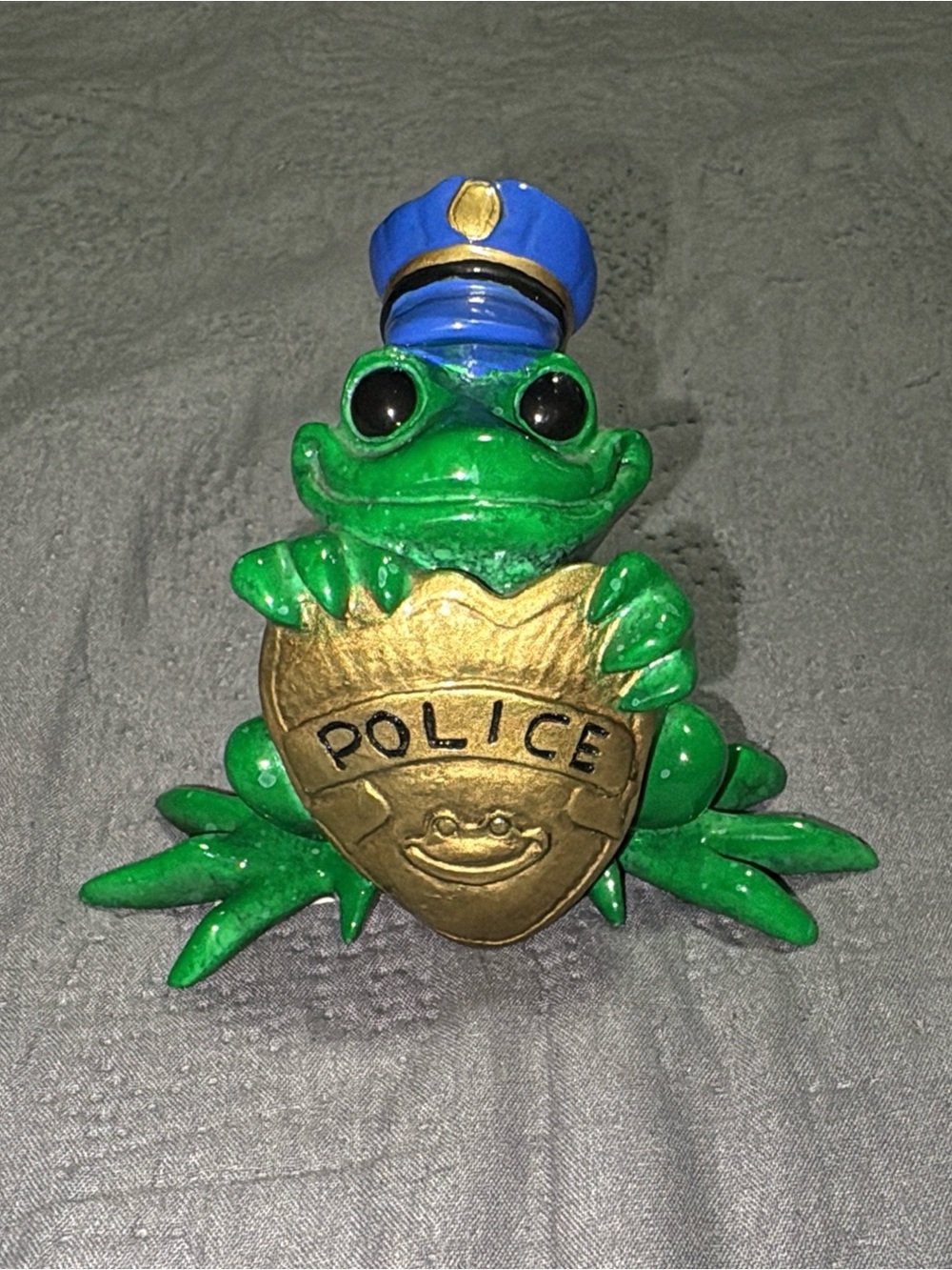 Kitty’s Critters TJ Frogger Policeman Figurine 2011